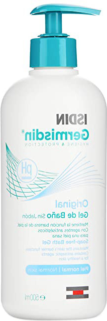 ISDIN Germisdin Original Higiene corporal y manos, Gel de baño con agentes antisépticos, 500 ml