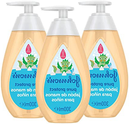 Johnson's Pure Protect - Jabón de manos 3 x 300 ml