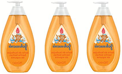 Johnson's Baby Baño de Burbujas para niños, formulado para la piel delicada de los bebés - 3 x 750 ml