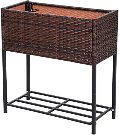 Outsunny Jardinera Exterior para Huerto