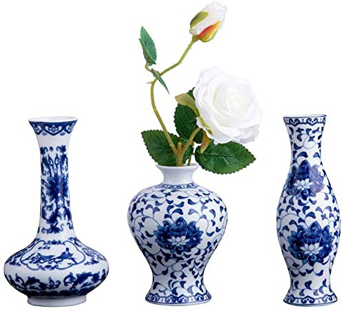 Juego de jarrones de porcelana