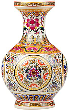 fanquare Jingdezhen Jarrón Flores de