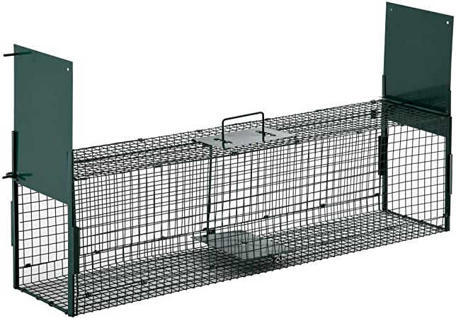 Pawhut Trampa con 2 Puertas