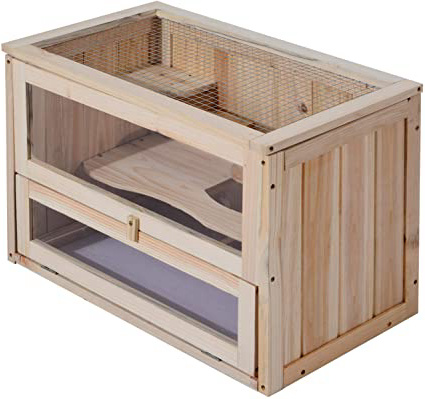 Pawhut Jaula Madera para Hámster