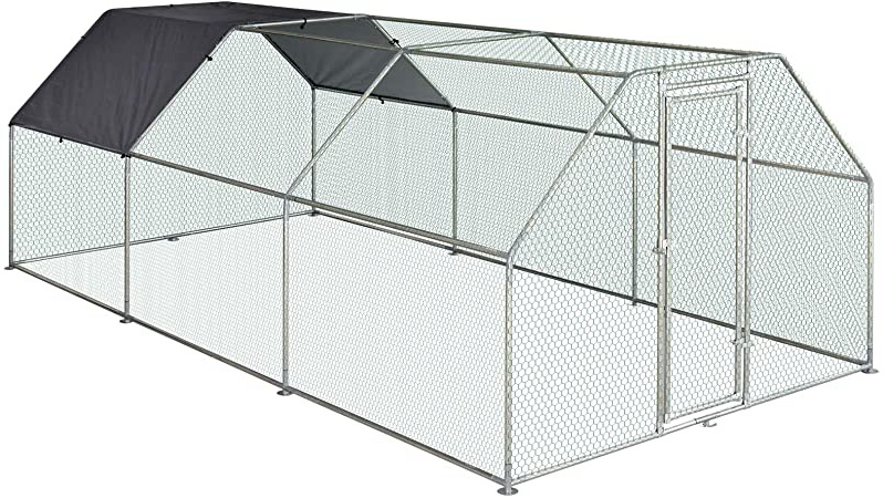 Pawhut Gallinero de Exterior 2,8x5,7x1,95