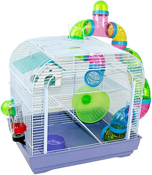 DZL® Jaula para Hamster(39.5X29.5X38CM) Color