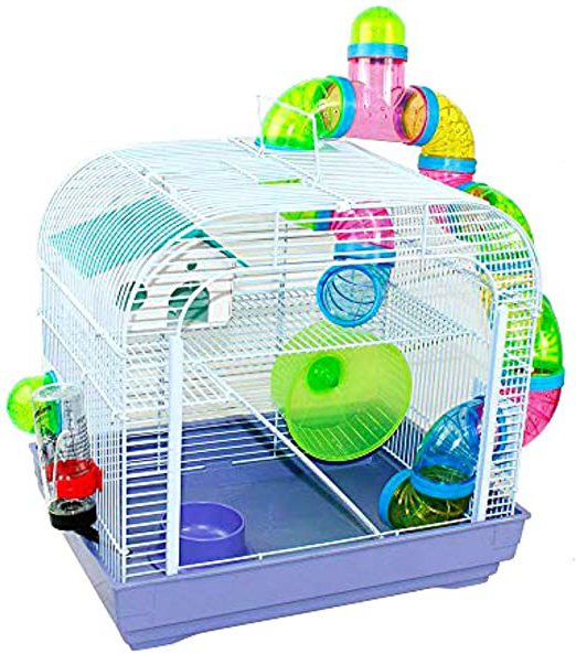 DZL® Jaula para Hamster(39.5X29.5X38CM) Color