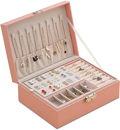EKKONG Caja Joyero para Mujer,