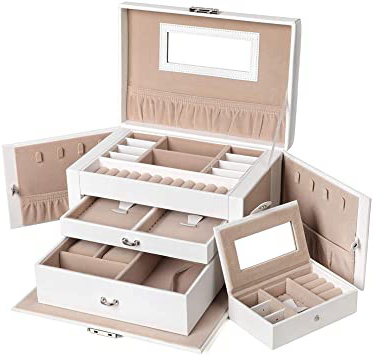 SONGMICS Joyero, Organizador de Joyas