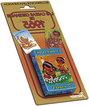 Fournier- Familias 7 Países Baraja de Cartas Infantil clásica, Multicolor (21966)