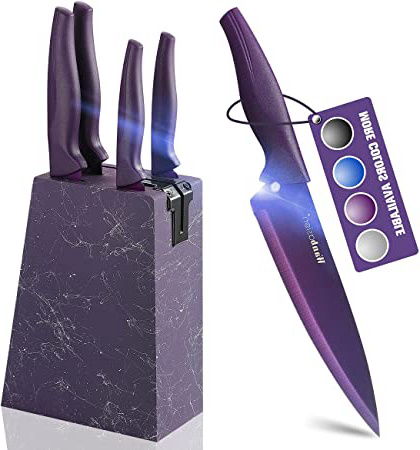 wanbasion Set Cuchillos Cocina Acero