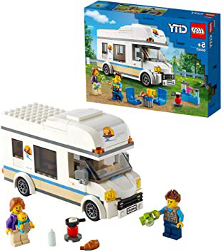LEGO 60283 City Autocaravana de Vacaciones Juguete de Construcción Veraniego con Motorhome Set