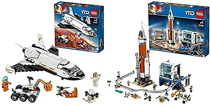 LEGO City Cohete Espacial De Larga Distancia Y Centro De Control, Juguete De