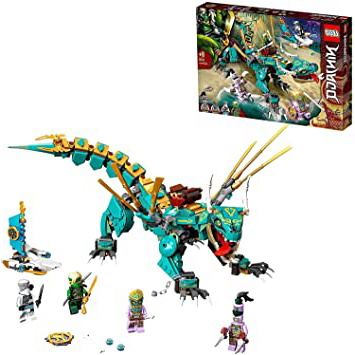 LEGO 71746 Ninjago Dragón de la Jungla, Juguete de construcción con Mini Figuras de Ninja Lloyd y Zane para Niños de +8 años