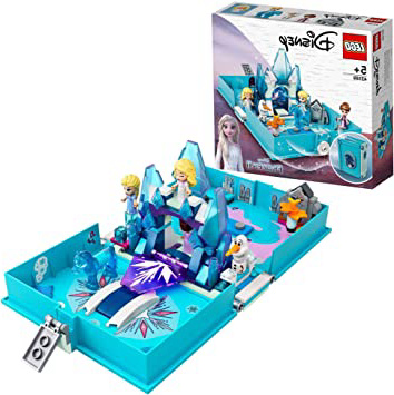 LEGO 43189 Disney Frozen 2 Cuentos e Historias: Elsa y el Nokk, Set Portátil, Juguete de Viaje para Niños y Niñas