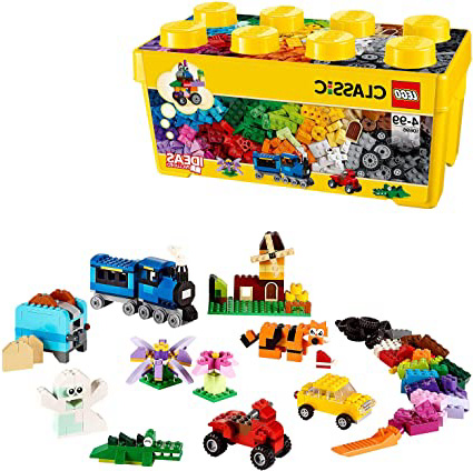 LEGO 10696 Classic Caja de Ladrillos Creativos Mediana, Juego de Construcción para Niños y Niñas +4 años