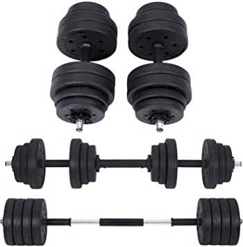 SONGMICS Juego de Mancuernas Ajustables,