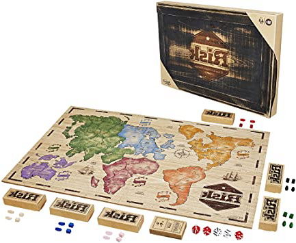 Hasbro Gaming- Risk, edición rústica