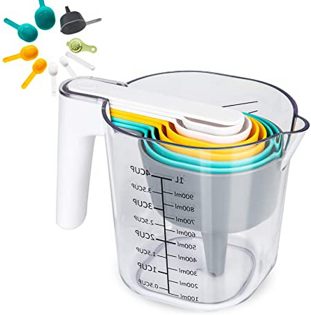 Juego de tazas medidoras, 10