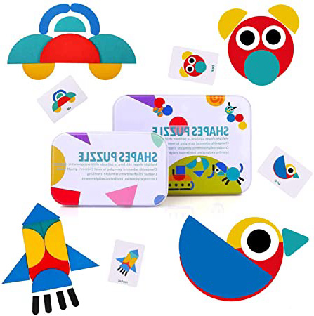 BBLIKE Tangram Madera, 36 Montessori