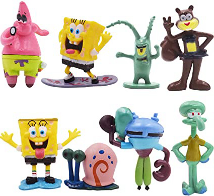 YUESEN SpongeBob Mini Juego de