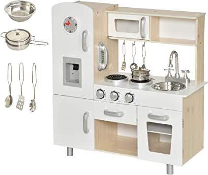 HOMCOM Cocina de Juguete con