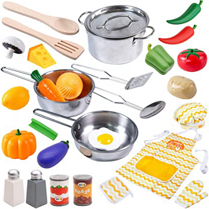 JOYIN Juguetes de Cocina Acero