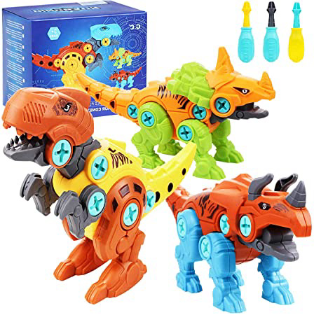 Tacobear 3PCS Dinosaurios Juguetes para