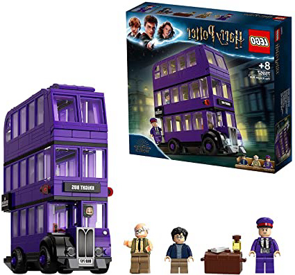 LEGO 75957 Harry Potter Autobús Noctámbulo, Juguete de Construcción del Mágico autobús de 3 Plantas con 3 Mini Figuras