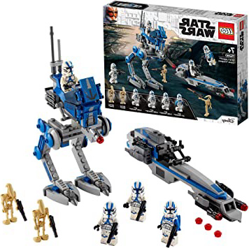 LEGO 75280 Star Wars Soldados Clon de la Legión 501 Juguete de Construcción