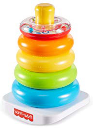 Fisher-Price - Pirámide Balanceante, Juguete para Bebé +6 Meses (Mattel FHC92)