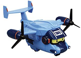 Rocco Juguetes 83361 – Robocar Poli Mini avión Carey Carrier