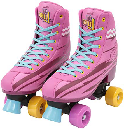 Soy Luna-YLU32510 Patines, Color Rosa/Amarillo,