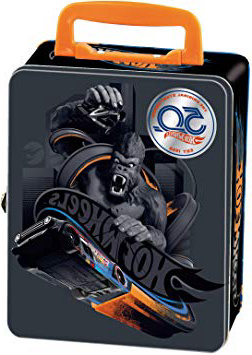 Theo Klein-2881 Hot Wheels Maltín De Collecionista Para 50 Coches, Juguete, Multicolor (2881)