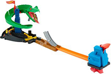 Hot Wheels City Cobra Infernal, pista de coches de juguete (Mattel FNB20)