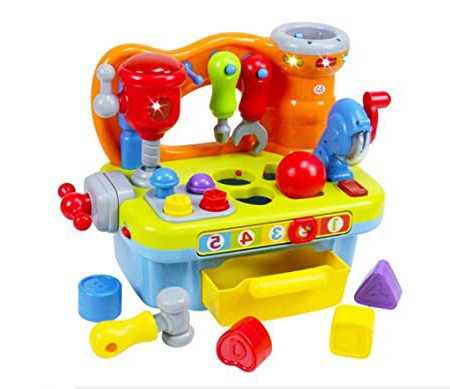 Juego de herramientas para niños y niñas de 18 meses de edad
