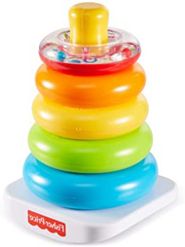 Fisher-Price - Pirámide balanceante - juguetes bebe 6 meses - (Mattel FHC92)