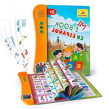 Libro Electrónico de Sonido en Español Juguetes de Aprendizaje para Bebés Niños Máquinas de Lectura para niños 1-5 Años Aprender Idioma con Juegos Juguete Educativo Infantil