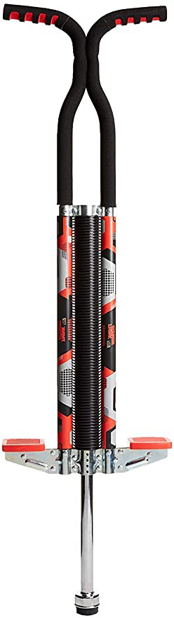 Think Gizmos Palo Saltador Pogo para Jinetes 80lbs A 160lbs - Saltador Pogo King Palo para Niños Y Niñas (y Adultos Ligeros) - Calidad De Construcción Sólida (Rojo)