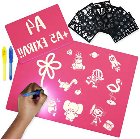 BONNYCO Pizarra Magica Infantil Rosa