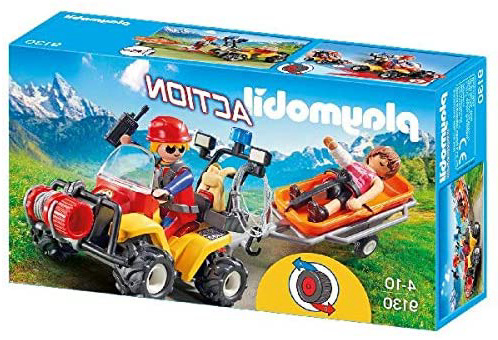 Playmobil-9130 Quad de Rescate de Montaña (9130)