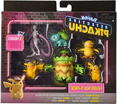 Pokemon Pack de 6 Figuras Detective Pikachu (BIZAK 63227602)