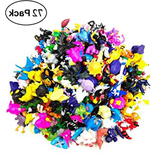 Funmo - Pokemon Figuras de acción 2 – 3 cm, Pokemon Pikachu Monstruo (72 Piezas)
