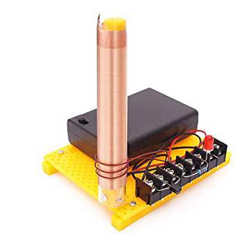 EsportsMJJ Mini Bobina Tesla Tubo Diy Kits Scientifico Fisico Giocattolo Sperimentale Tesla Módulo De Bobina