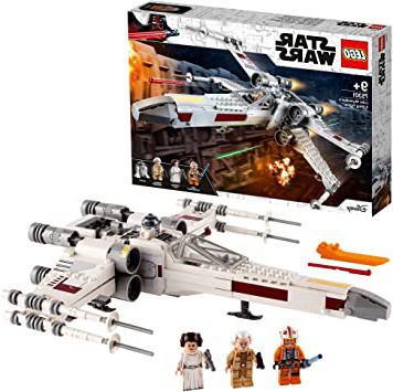 LEGO 75301 Star Wars Caza ala-X de Luke Skywalker Juguete de Construcción con Mini Figuras de Princesa Leia y R2-D2 Droide