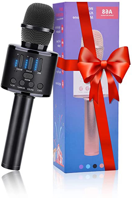 FISHOAKY Microfono Karaoke Bluetooth, 5