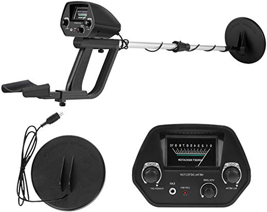 CosyInSofa Detector de Metales, Alta Sensibilidad Metal Detector with All-Metal & Discrimination Function with Waterproof Search Coil, fácil de Uso para Búsqueda Detectores Tesoro Caza