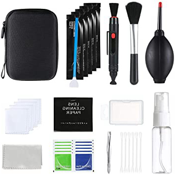 OOOUSE - Kit de Limpieza Profesional para cámaras réflex Digitales Canon, Nikon, Pentax, Sony-52 en 1