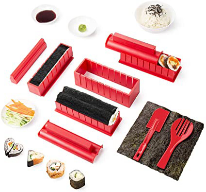 Virklyee Sushi Maker kit 10pcs