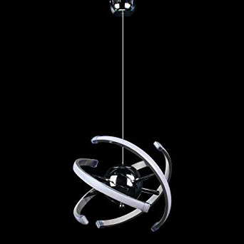 ELINKUME 23W LED moderna lámpara colgante de techo iluminación decorativa, ajustable DIY lámpara